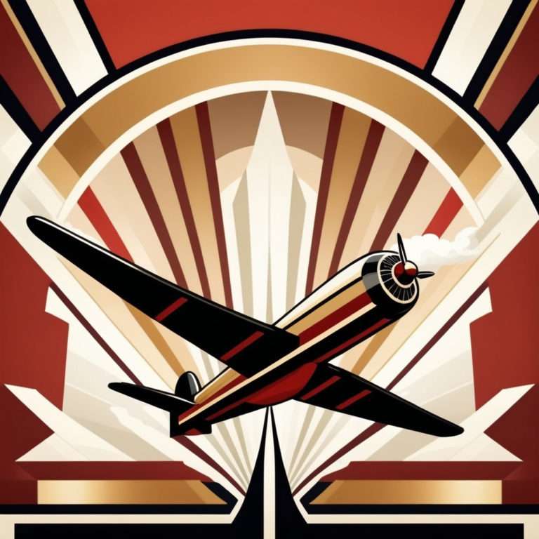 Art Deco Plane