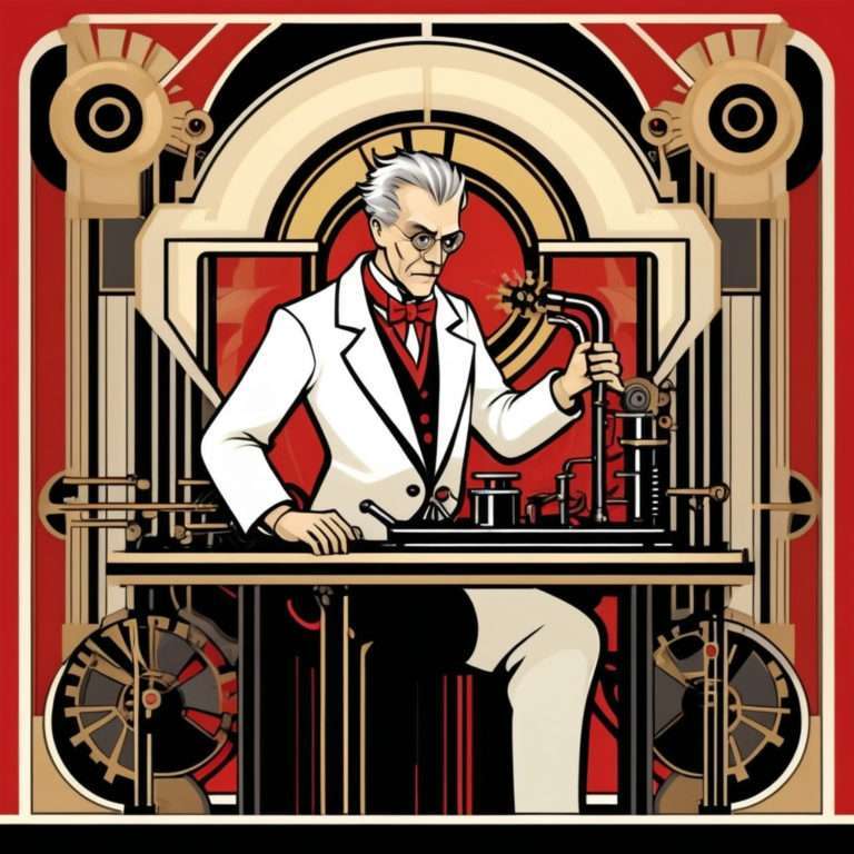 Art Deco Mad Scientist