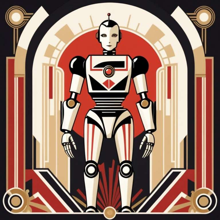 art deco robot 1